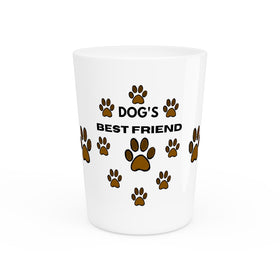 Dog's Best Friend Shot Glass