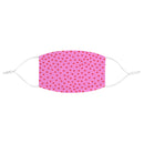 Valentine's Red Hearts Pink Fabric Face Mask-2