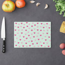Pink Hearts Cutting Board-8