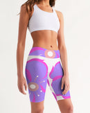 Passion Flower Ladies Mid-Rise Bike Shorts-2