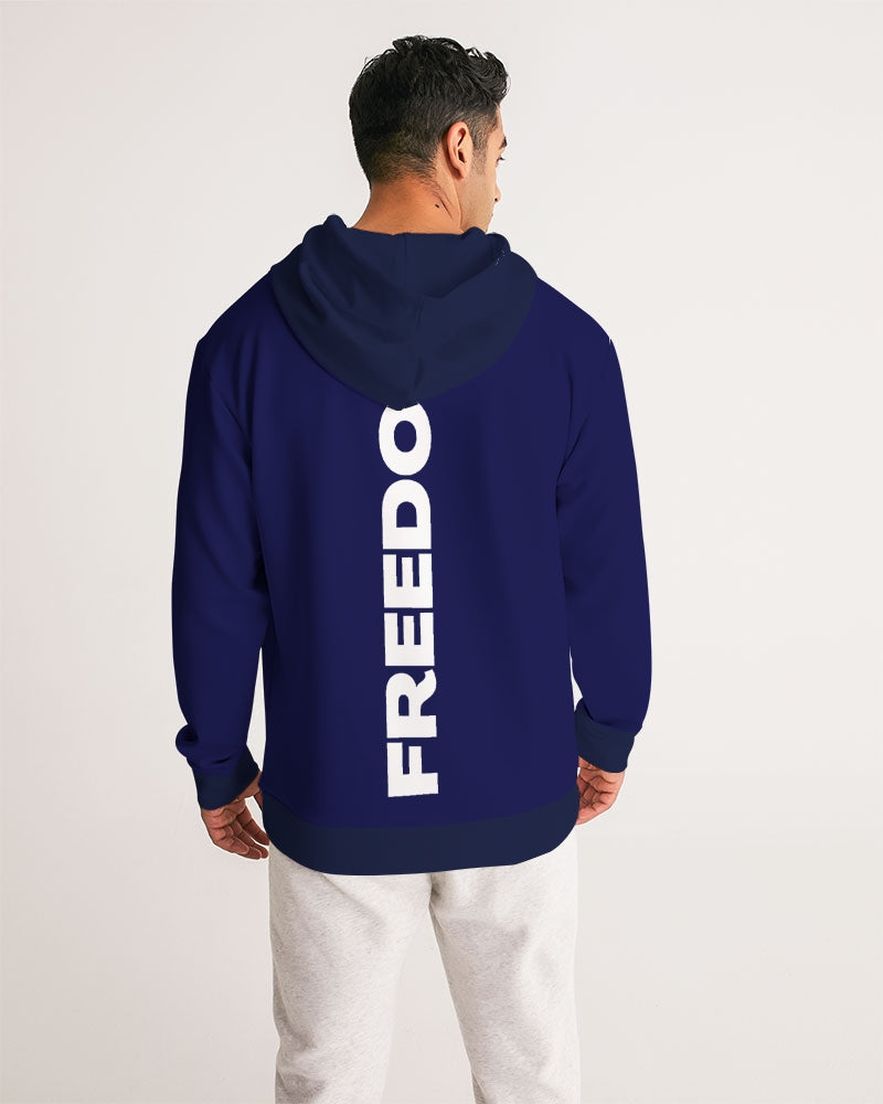 Unity and Freedom Men's Blue Hoodie