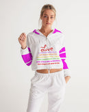 LOVE IS Ladies Cropped Windbreaker-5