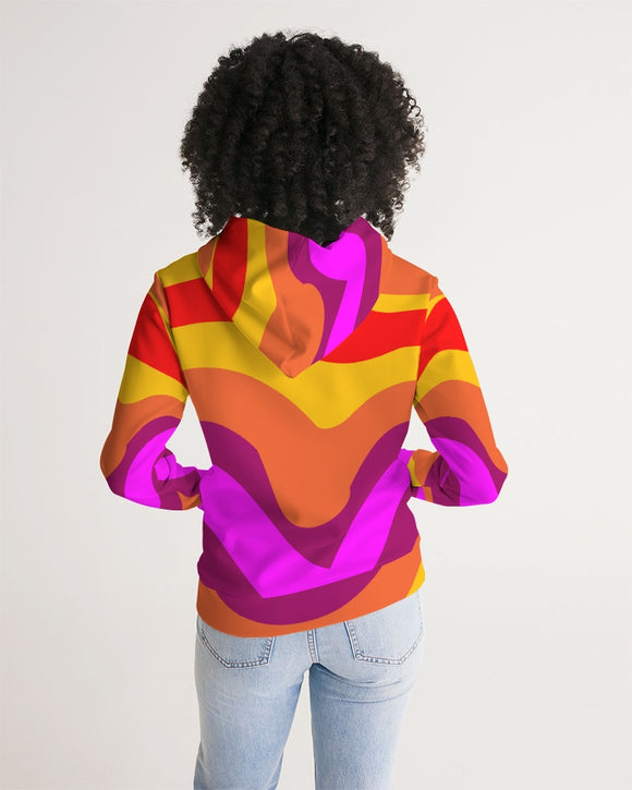 Bright Swirl Ladies Hoodie