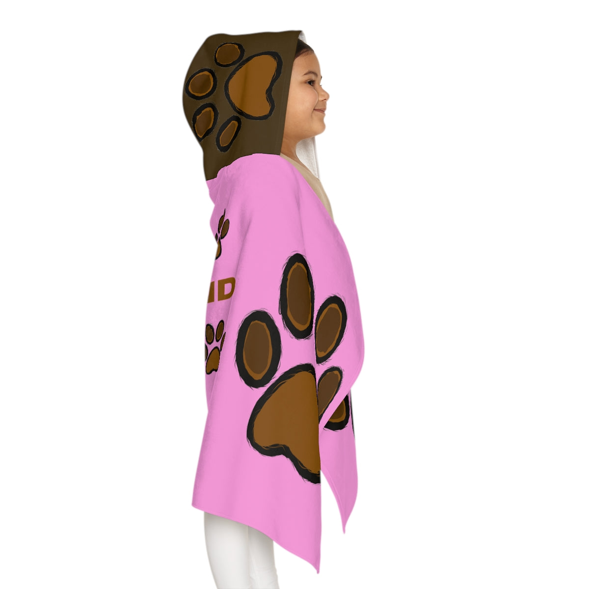 Dog's Best Friend Girls Hooded Towel