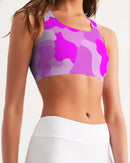 Pink Fusion Ladies Seamless Sports Bra-4