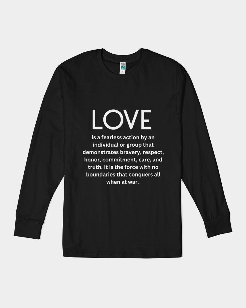 LOVE IS Men's Long Sleeve Tee | Lane Seven