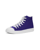 Navy Blue Men's Hightop Canvas Shoe-8