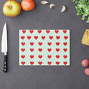 Valentine's Red Hearts Cutting Board-8