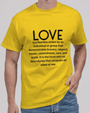 LOVE IS Men's Cotton T-Shirt-6