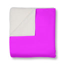 Hot Pink Sherpa Blanket-6