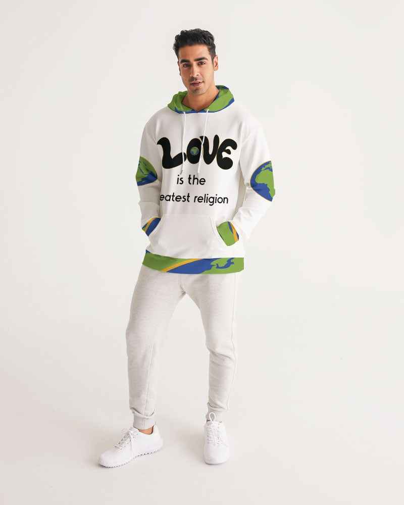 Love  Is The Greatest Religion Men's Hoodie