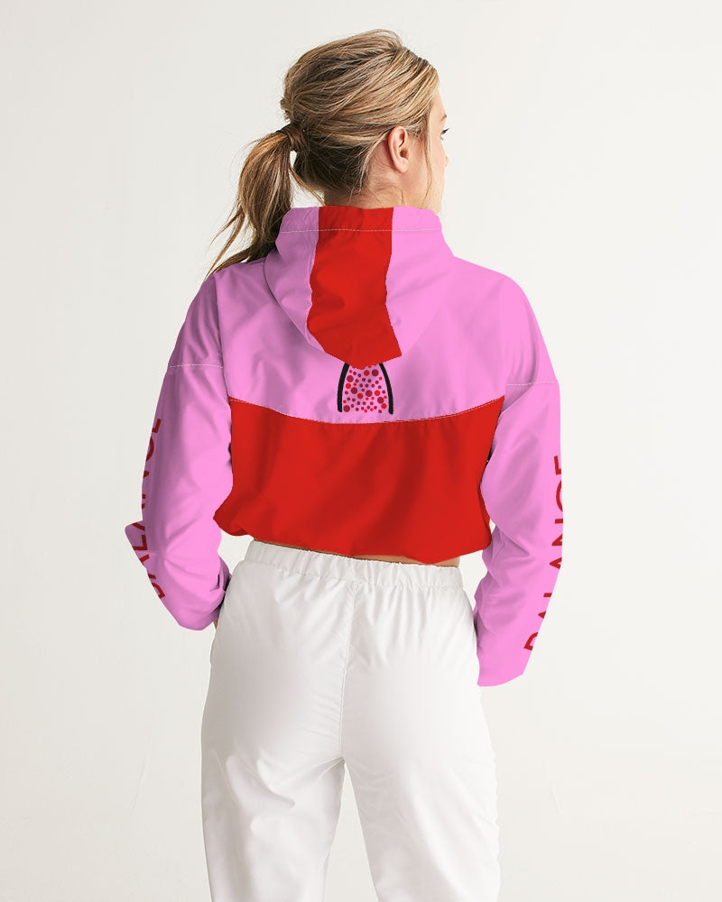 BALANCE Ladies Cropped Windbreaker