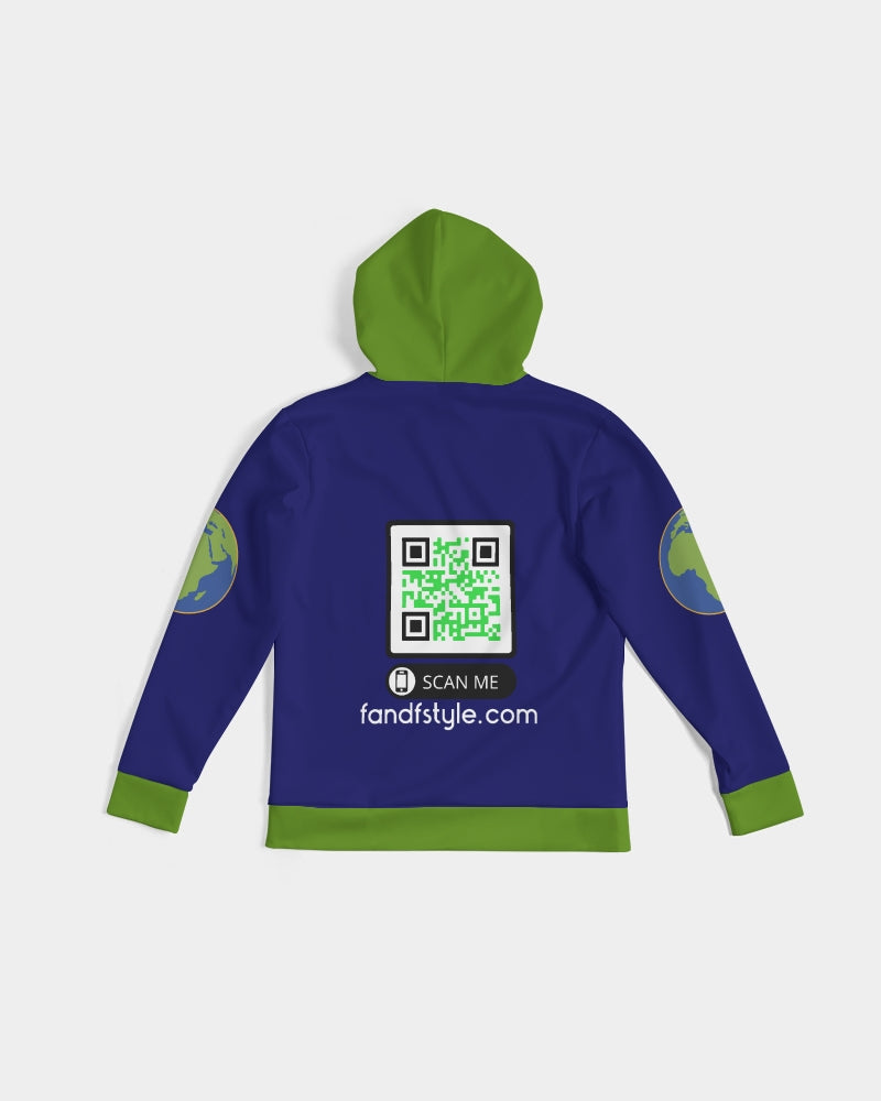 Love Is The Greatest Religion Men's Hoodie (QR CODE ON BACK FOR BRAND SUPPORTERS)