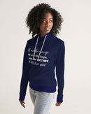 Unity and Freedom Ladies Blue Hoodie-4