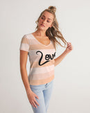 Just Love Ladies V-Neck Tee-3