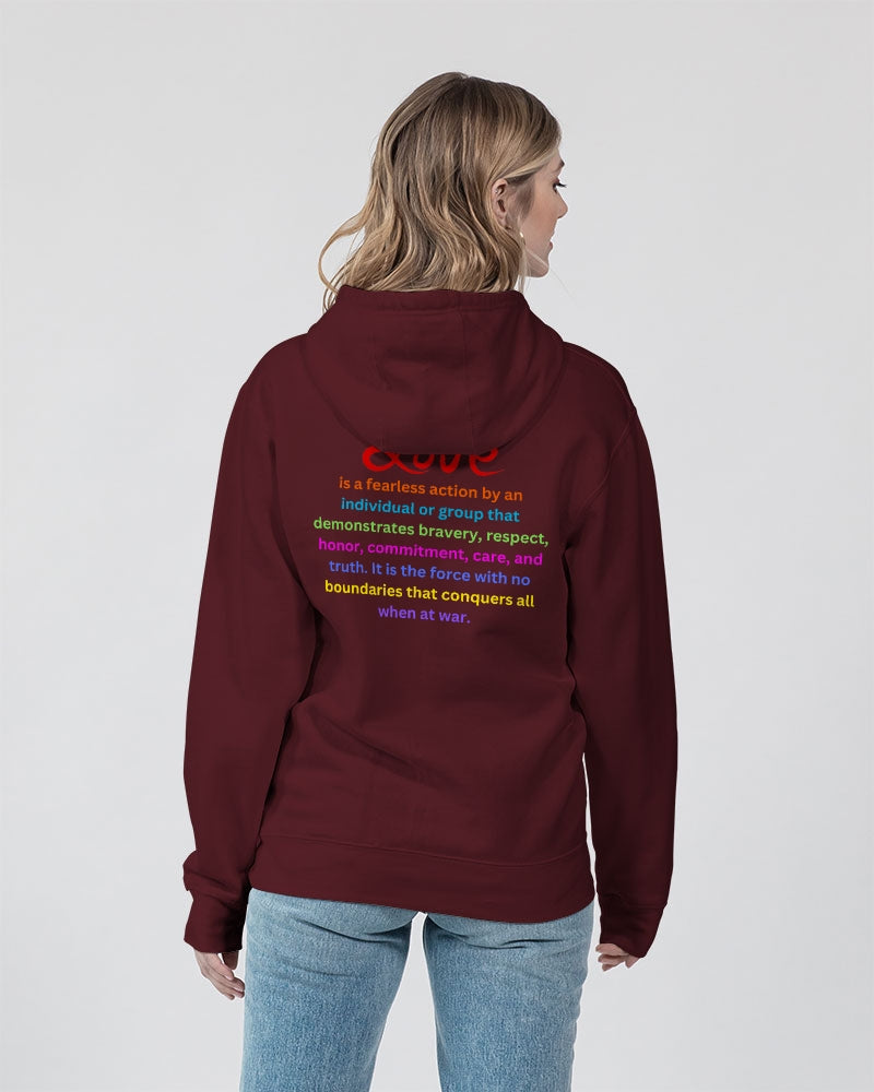 LOVE IS Ladies Hoodie | Lane Seven