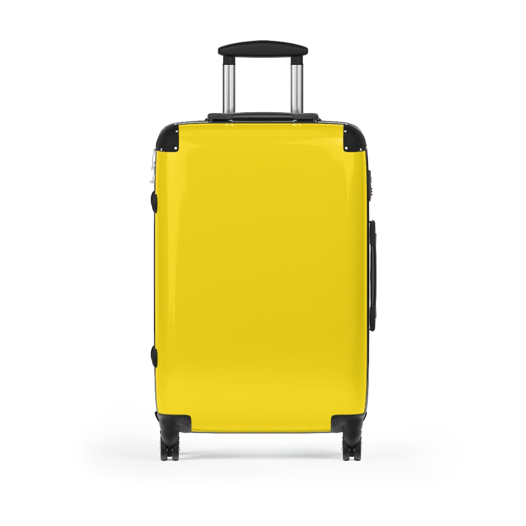 Bright Yellow Suitcases