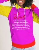 LOVE IS Ladies Hoodie-1