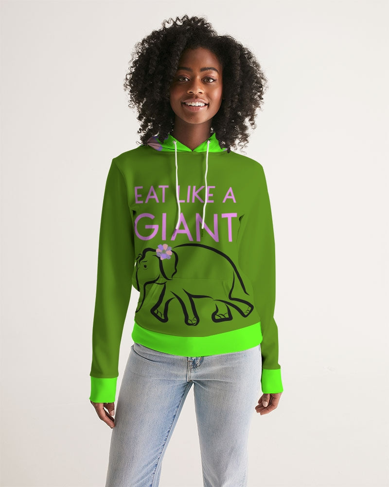 Eat Like A Giant Ladies Hoodie