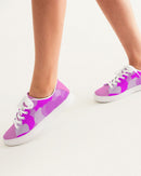 Pink Fusion Ladies Faux-Leather Sneaker-1