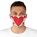 Big Red Heart Fabric Face Mask-1