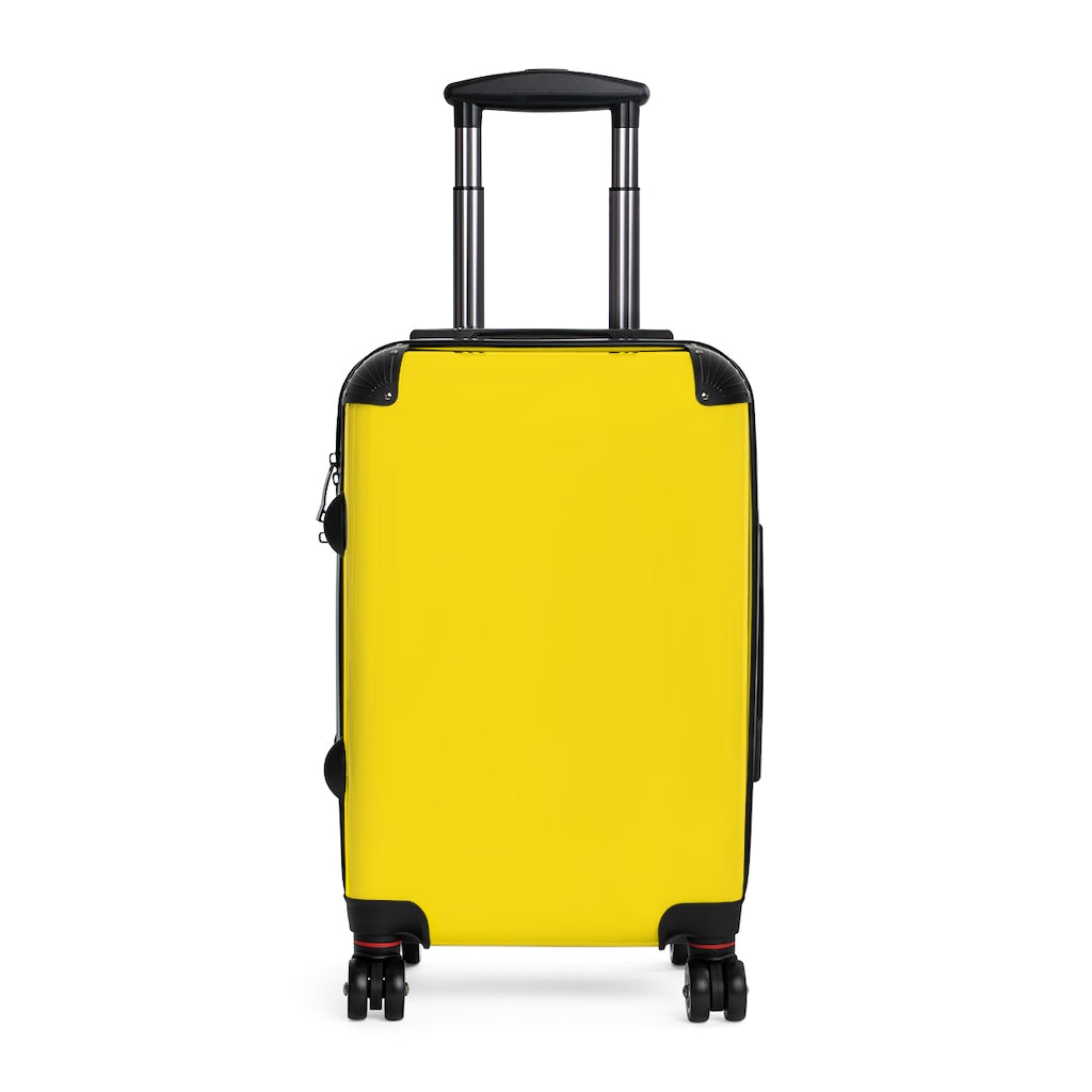 Bright Yellow Suitcases