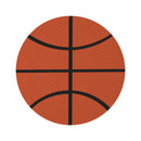 Basketball Round Rug-3