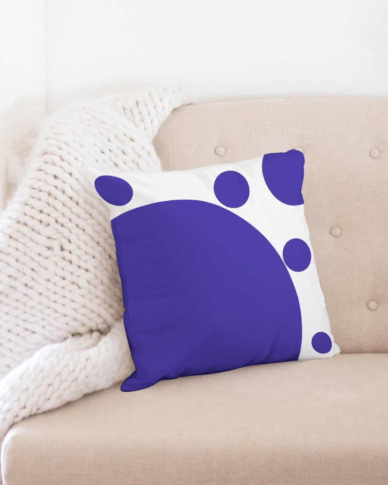 Blue Dot 20x20 Throw Pillow Case