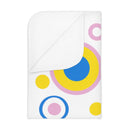 Cutey Pastel White (Toddler) Kids Blanket-1