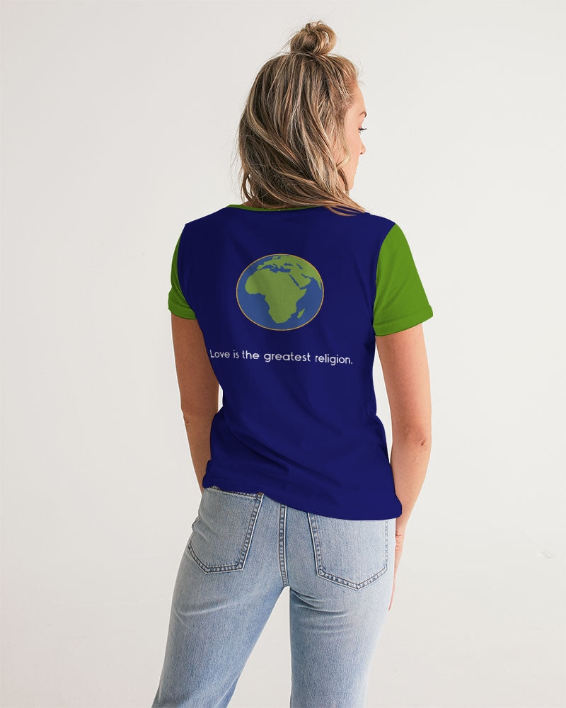 Love Is The Greatest Religion Ladies V-Neck Tee - 0
