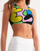 Color Wind Ladies Seamless Sports Bra-4