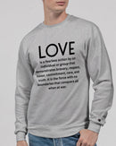 LOVE IS Men's Sweatshirt | Champion-3