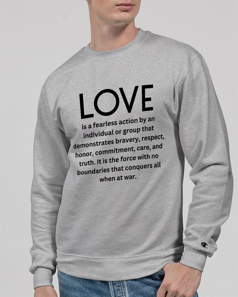 LOVE IS Men's Sweatshirt | Champion