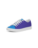 Blue Turqu Ladies Faux-Leather Sneakers-8