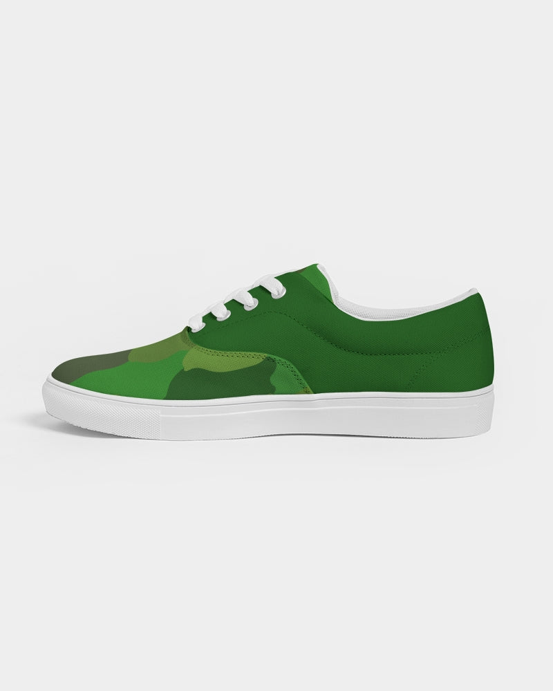 Green Fusion Men's Lace Up Canvas Shoe