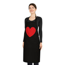 Big Red Heart 100% Cotton Apron-2