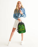 Green Fusion Canvas Backpack-5