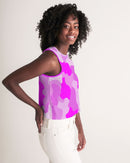 Pink Fusion Ladies Cropped Tank-1