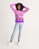 Eat Like A Giant Pink Ladies Hoodie-6