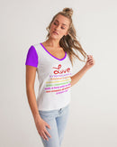 LOVE IS Ladies V-Neck Tee-4