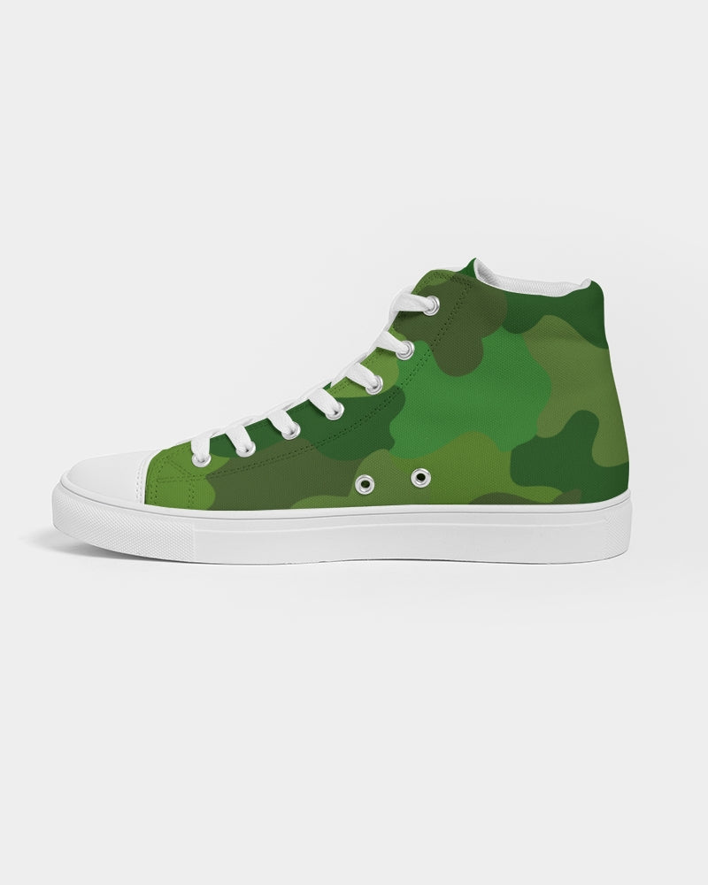 Green Fusion Men's Hightop Canvas Shoe