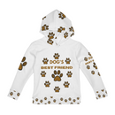 Dog's Best Friend Girls Hoodie-2