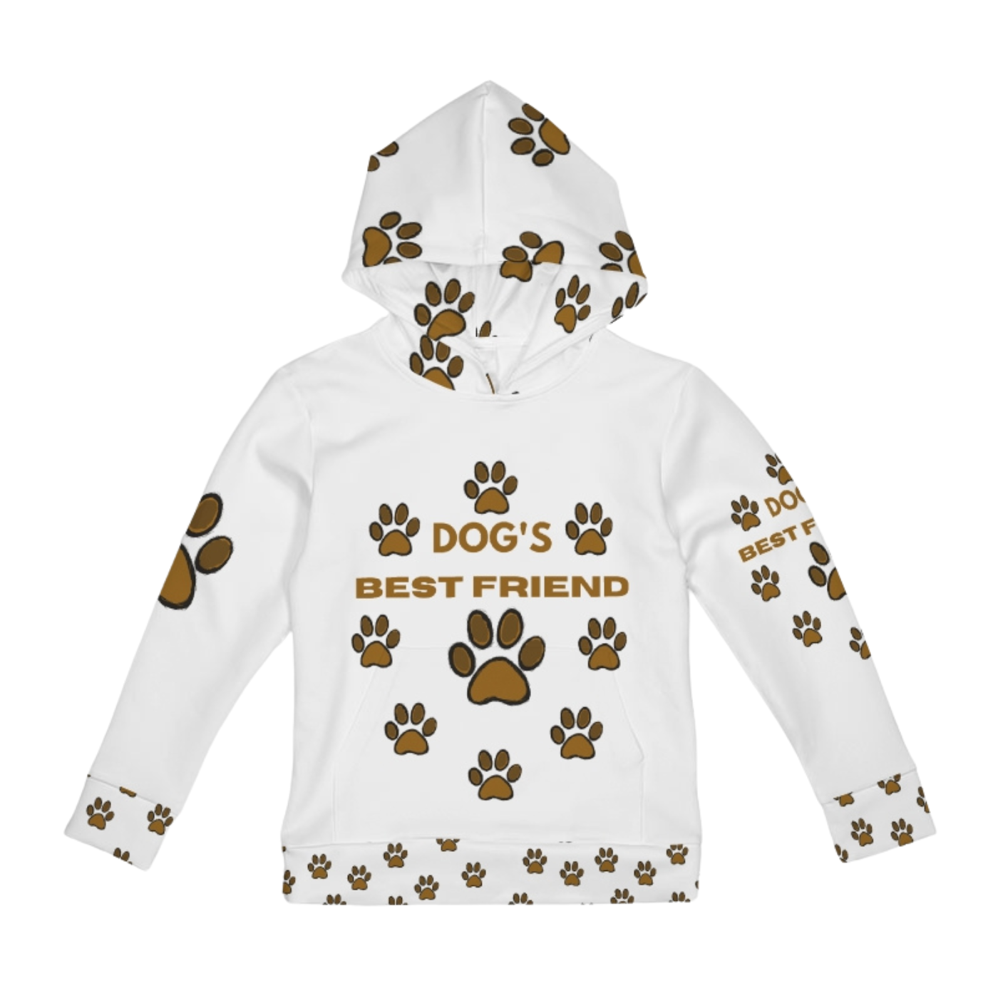 Dog's Best Friend Girls Hoodie - 0