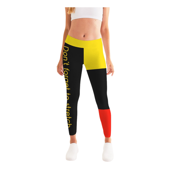 Don't Forget To Stretch Ladies Yoga Pants