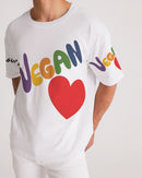 Vegan Heart Men's Tee-2