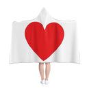 Big Red Heart Hooded Blanket-1