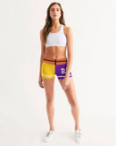 HOOP LEGEND Ladies Mid-Rise Yoga Shorts-3