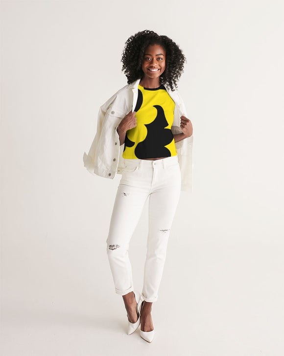 Bumble Bee Ladies Cropped Tank