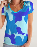 Ocean's Best Ladies V-Neck Tee-4