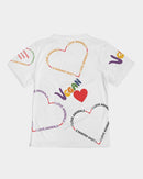 Vegan Heart Girls Tee-2